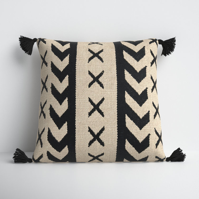 Kalindi Tassels Indoor Outdoor Pillow Cover